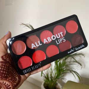 Selling 10 Lip Color Palette For Just Rs.99/-