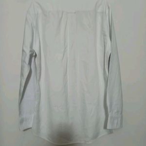 Uniqlo White Cotton Shirt