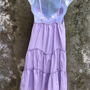 SEXY LAVENDER COLOUR FROCK