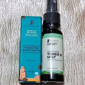 Pilgrim Toner And Serum Combo