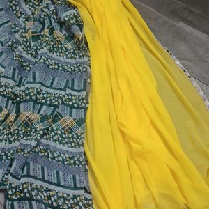 Mirror  Work Saree