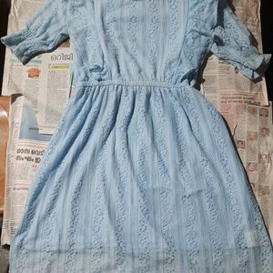 Blue Branded Princess Feel Dress