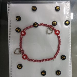 Initial Heart Bracelet