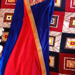 NAVY BLUE COLOUR COTTON SILK SAREE...