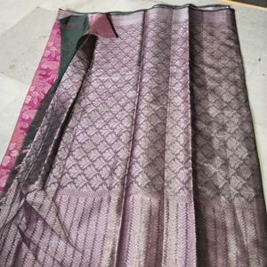 Banarasi Cotton Sarees With Unstitched Blouse