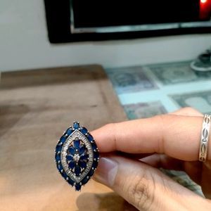 Blue Diamond Pure Silver 925