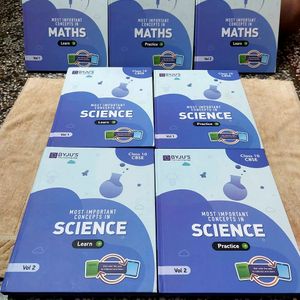 Byju's MATHS And SCIENCE COMPLETE Combo Set Class