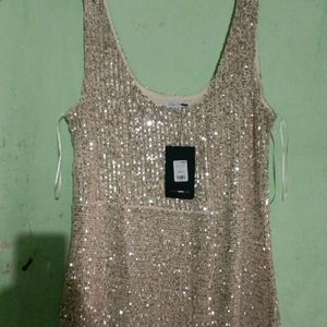 Fashion Nova Tall Family Affair Silver Sequin Gown