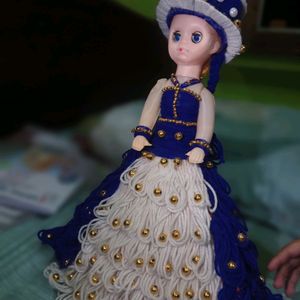 Bridal Doll Colour Blue And White