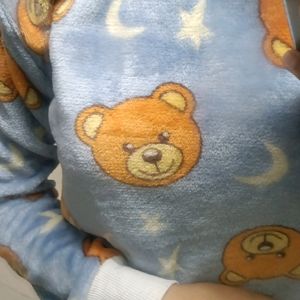 Cute Sweater Blue Teddy Bear