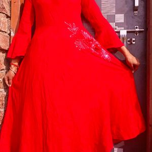 Red Gown Beautiful ❤️