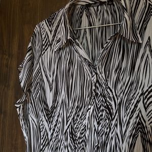Zebra Printed Shirt