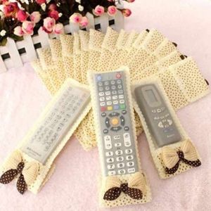 Cute Remote Cover Set Of 3 With Crochet Bow Attach