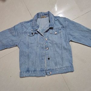 Sky Blue Women Denim Jacket