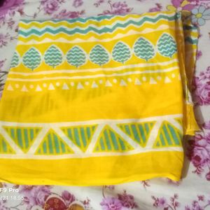 Unused Yellow Dupatta