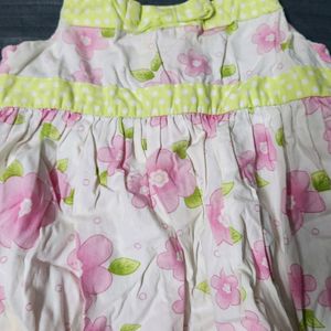 Pink Floral Dress Sleeveless