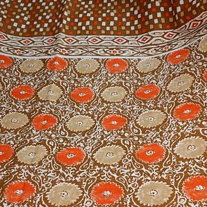 BRAND NEW DOUBLE BEDSHEET WITH 2 PILLOW COVERS 100% COTTON JAIPURI BEDSHEET