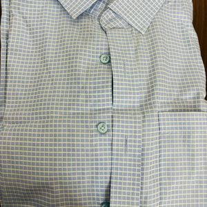 2 Sky Blue Office Wear Shirts Formal