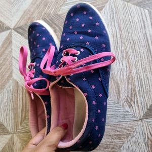 Blue Asian Casual Shoes