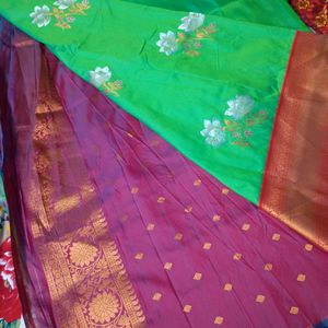 Beautiful Benarasi Soft Silk Saree