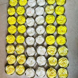 Rose tlight Candle For Diwali Pack Of 50