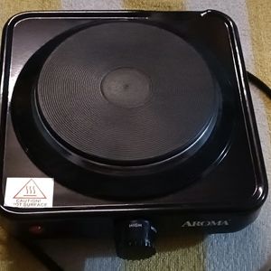 Aroma AHP 303 Single Burner Hot Plate Black (120V)