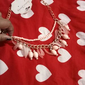 Pink Necklace 🌹