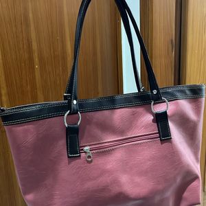 Pink Spacious Big handbag For Women