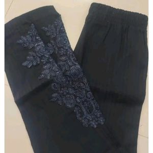 Cotton Embroidery Leggings