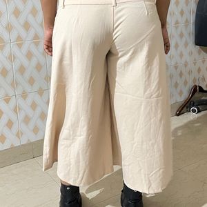 Beige Plazo Pant