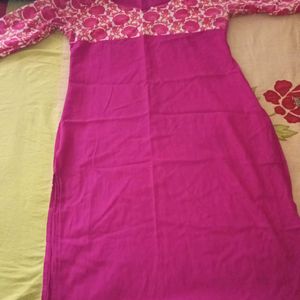 Dark Pink Kurti