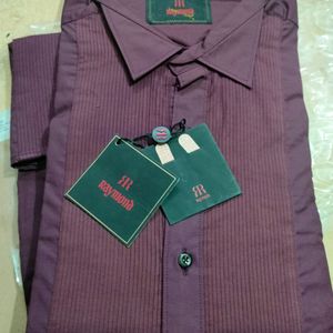 A Brand New  Dark Maroon Raymond's Formal Shirt