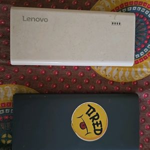 MI Amd LENOVO power Banks Both Working And Good