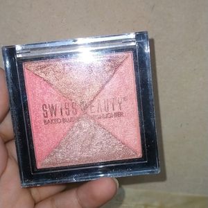 Swiss Beauty Baked And Blusher Highlighter