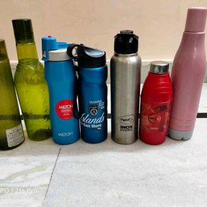 MILTON, SPORTS,SATEEL WATER BOTTLE GOOD CONDITION