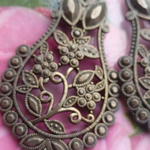 Traditional Oxidised Earrings