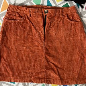 Rust Orange Skirt