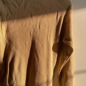 Mustard Brown Turtle Neck