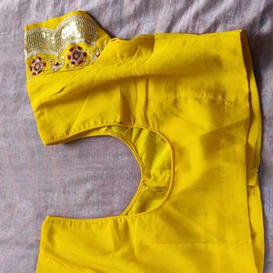 Yellow Saree