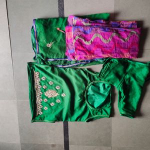 Green Color Rajputi Dress