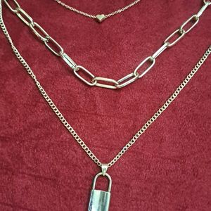 Three Layer Dainty Neck Chain