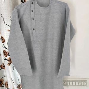 Gray Kurta For Boys 14-16 Yrs.