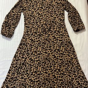 Leopard Print Dress - New