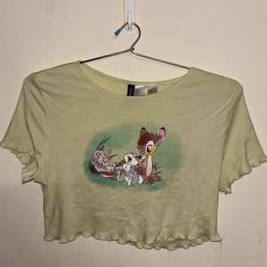 H&M Disney Crop Top