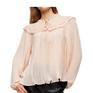 Beige formal Top