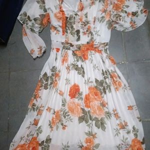 Floral Long Frock