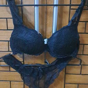 Combo Of Four Imported Fabric Bra N Panty