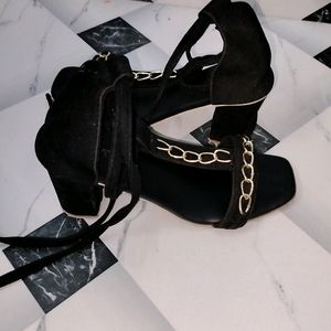 Black Heels Sandal