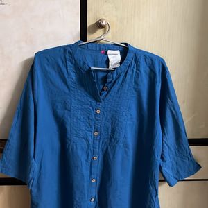 Blue Short Kurti