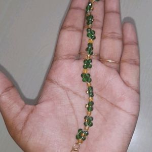 A Green Crystal Bracelet